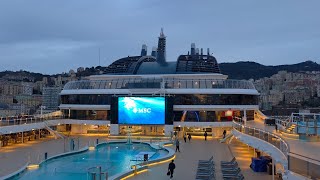 Genova arrivo partenza nave MSC World Europa