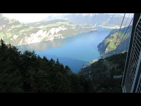 Luftseilbahn Riemenstalden Twärrüti - Buggialp Talfahrt bis zur besten Aussicht :-)
