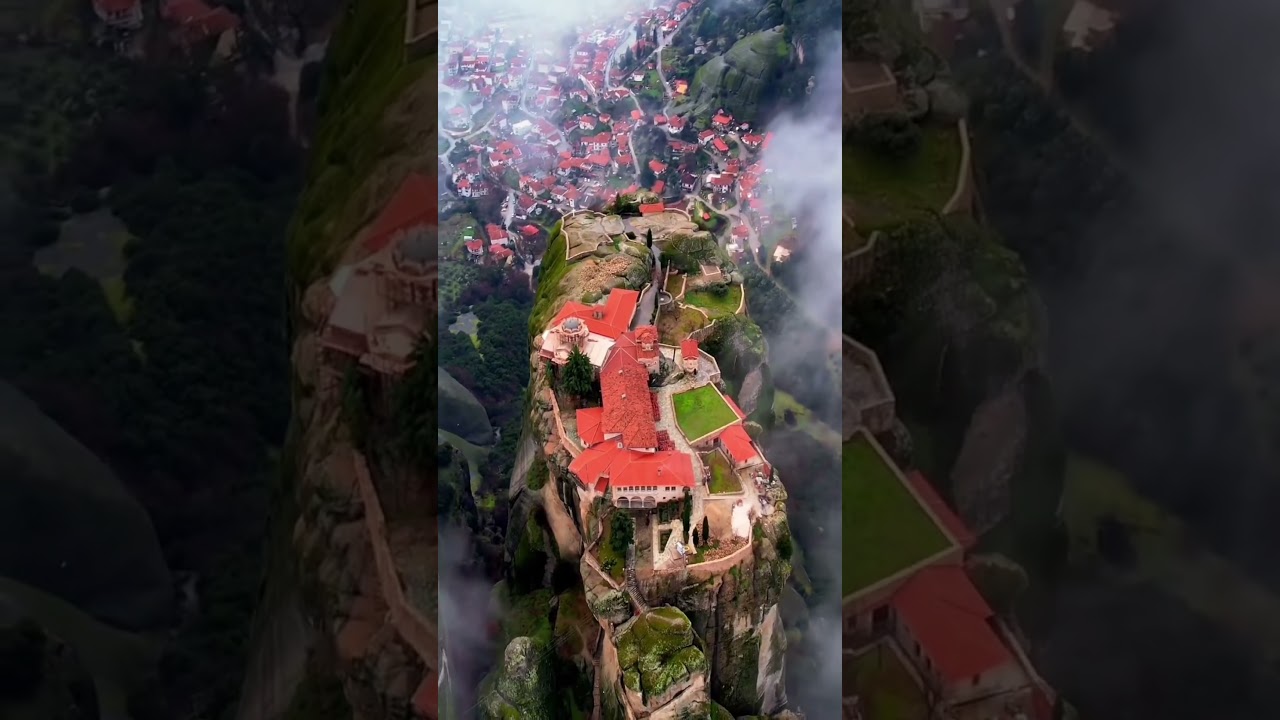 🇬🇷 Greece Built Monasteries on Top of These Giant Rocks ⭐