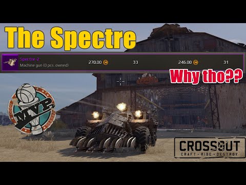 Crossout - The Spectre-2 - MVP Twin Machine Gun