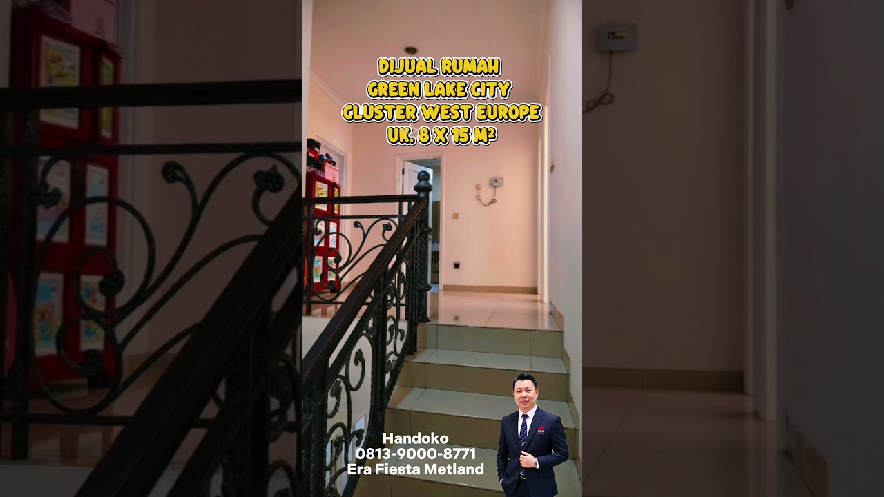 Dijual Rumah Favorit @Green Lake City Cluster West Europe Dekat Jakarta Barat