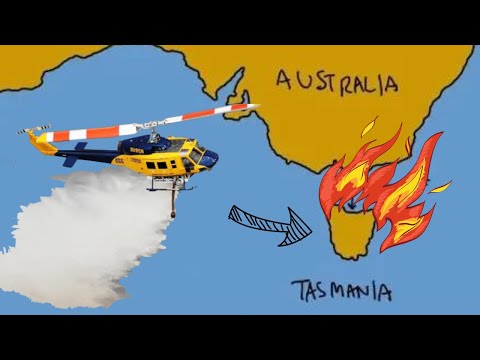 Fighting Fires in Tasmania with Helicopters