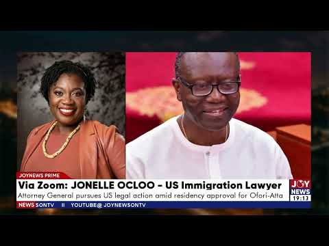 Attorney General pursues US legal action amid residency approval for Ofori-Atta  | Joy News Prime