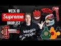 SUPREME DROPS TOMORROW + SUPREME x SPITFIRE & SUPREME x VANS and SUPREME HATCHET DROPPING!