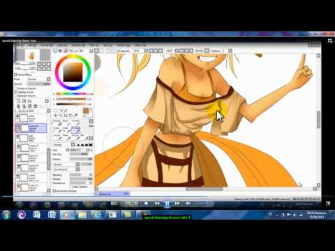 comment colorier un dessin avec paint tool sai