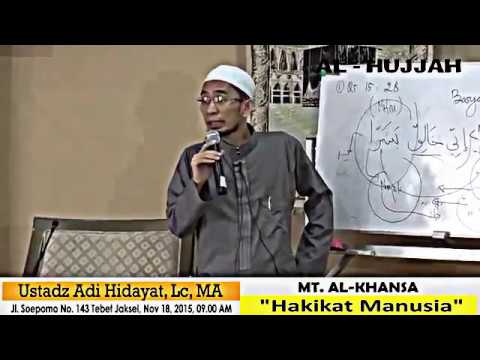 Hakikat Manusia (Basyar adalah sebutan manusia pertama kalinya) ust  Adi Hidayat