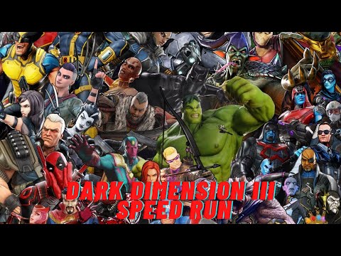 Dark Dimension 3- Day 1 of the speed run Missions 1 through 3- Marvel Strike Force