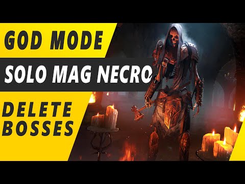 ESO  - God Mode SOLO MAGICKA NECROMANCER  Easiest Mag Necro Ever
