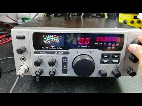 Galaxy DX 2547 with Lescomm channel kit for Ronnie in VA