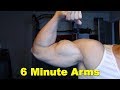 6 Minute Arm Workout (Dumbbells, Home)