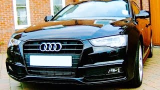 2014/2015 Audi A5 Coupe Quattro Tiptronic Startup, Exhaust and In depth Review