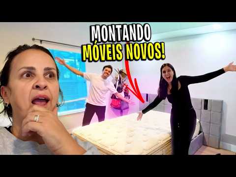 MONTANDO MÓVEIS NOVOS EM CASA E FAZENDO ALMOÇO PRA FAMÍLIA ❤️💕