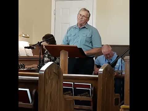 August 4th, 2024. Algood Cumberland Presbyterian Church Russell and Linda Cox singing