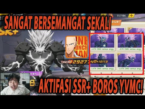 🔥🔥AKTIFASI SSR+ BOROS!! YVMC SIAP DENGAN KEDATANGAN LORD BOROS! - ONE PUNCH MAN:The Strongest