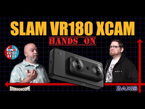 SLAM XCAM Review! Does it stack up?! VR180 Camera - Z-Axis Tech Show