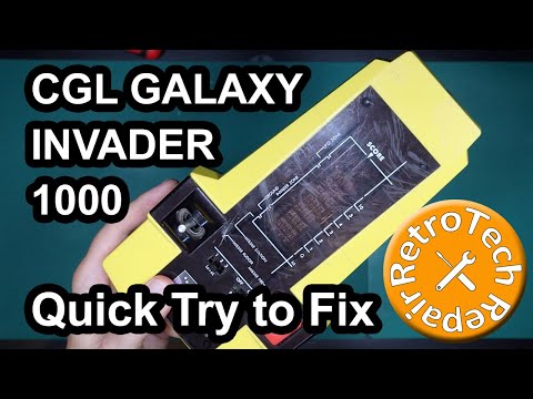 CGL Galaxy Invader 1000 / Tandy Cosmic 1000 Fire Away Repair - Retro Gaming