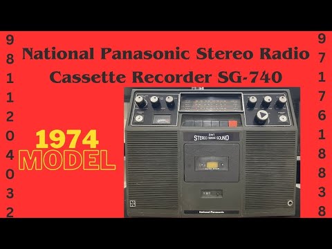 National Panasonic Stereo Radio Cassette Recorder SG-740 Price IN HINDI 9811204032 / 9717618838