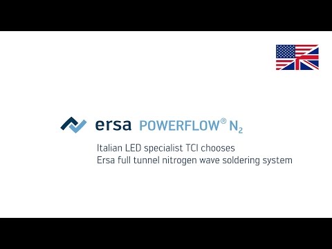 Ersa Wave Soldering – POWERFLOW N2 – application report TCI Italia (English)