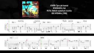 Kat - Śpisz jak kamień - tabulatura - (guitar tab)
