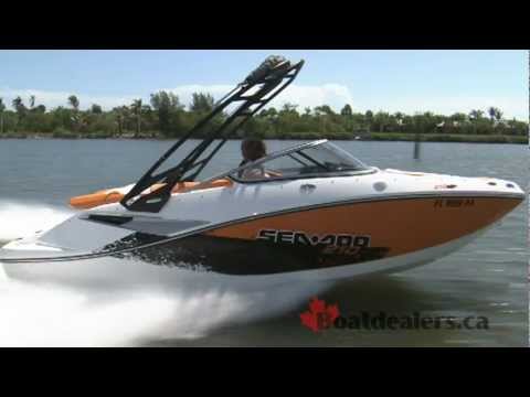 2012 / 2011 Sea-Doo 210 SP Sport Boat / Jet Boat Review