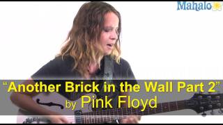 How to Play "Another Brick in the Wall Part 2" by Pink Floyd on Guitar