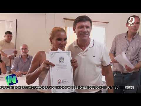 #ElNoticiero: nuevos títulos de propiedad para familias de Santa Ana