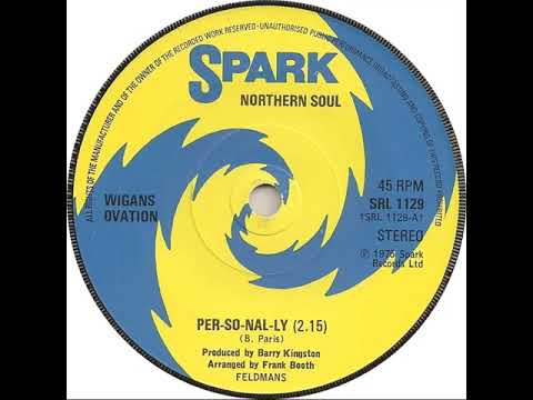 UK New Entry 1975 (147) Wigans Ovation - Per-So-Nal-Ly