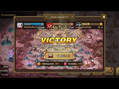G3 Siege vs SWAG vs Anastasius Summoners War WTF Box