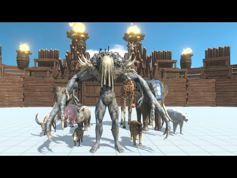 SCOURGE vs. MODERN MAMMALS  - Animal Revolt Battle Simulator