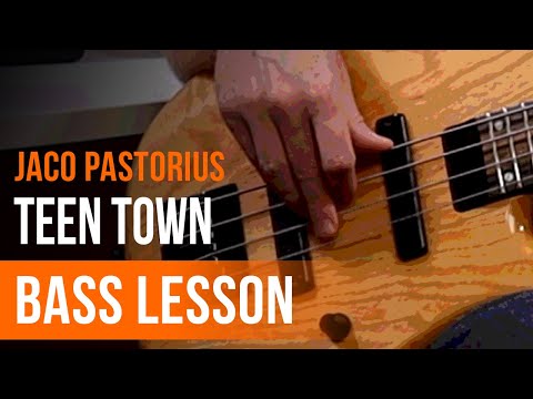 Jaco Pastorius - 'Teen Town' Full Tutorial for Bass