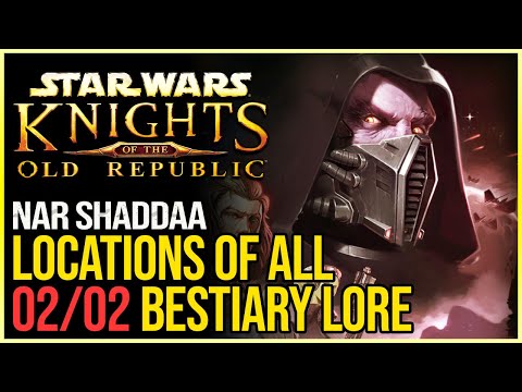Beastmaster of Nar Shaddaa SWTOR - All Empire Bestiary Lore Objects
