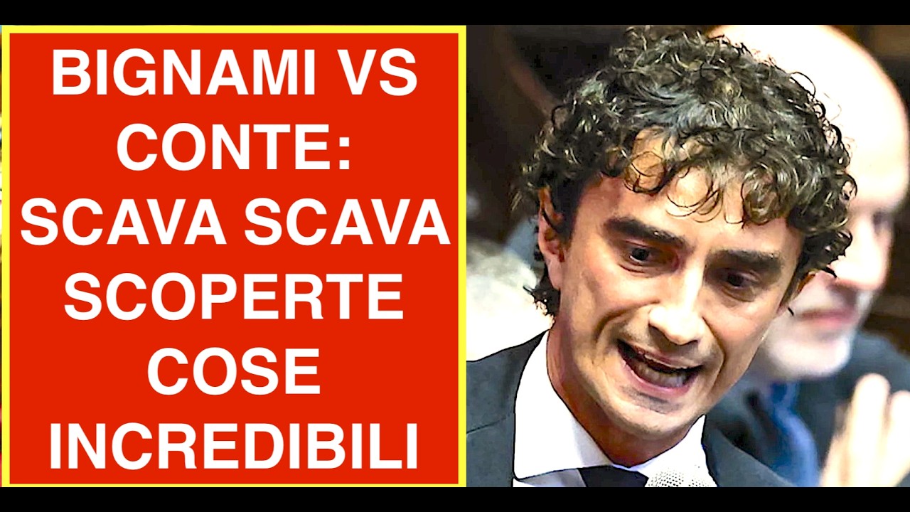 BIGNAMI VA CONTE: SCAVA SCAVA SCOPERTE COSE INCREDIBILI. MA NESSUN PM..