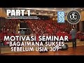 Motivasi Seminar Bagaimana Sukses Sebelum Usia 30 Part 1