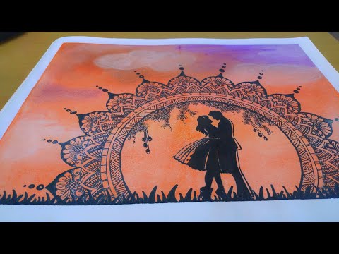 SOFT PASTEL MANDALA ART || Landscape Painting(Time Lapse) || SASSY SAMUKA