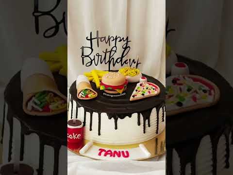 pizza theme cake designs #like #cake #birthdaycake @Shumailakashif-n7x
