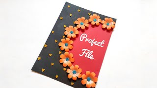 Project File Decoration  Project File First Page D