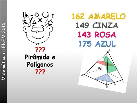 Matemática ENEM 2016 - 162 AMARELO– 149 CINZA– 175 AZUL– 143 ROSA - É comum os artistas...