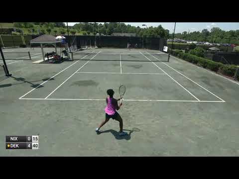 Taylor Nix v Liga Dekmeijere - W60 PELHAM (match incomplete)