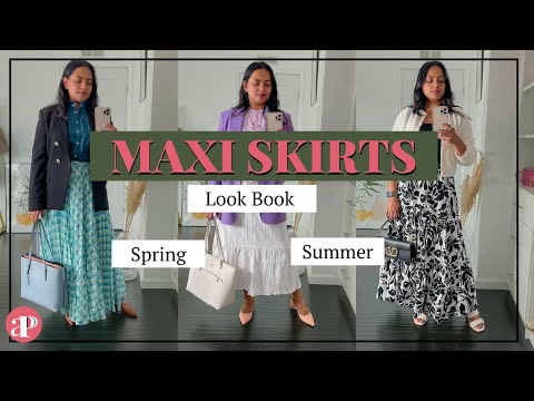 How to Style MAXI SKIRTS for SPRING & SUMMER - Chic Everyday, Work wear & Date Night outfits