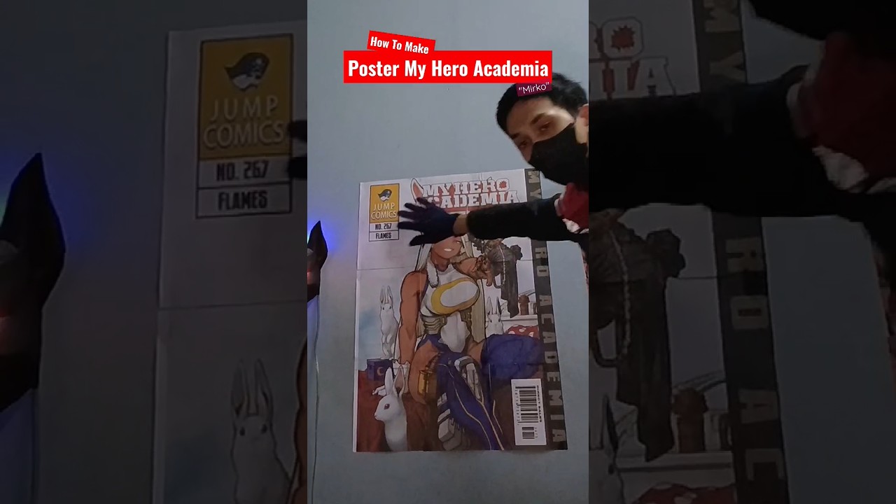 How to make Poster Anime my hero academia Mirko #anime #bokunoheroacademia #mirko