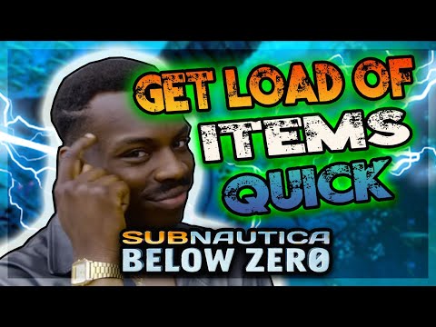 GET LOAD OF ITEMS QUICK - Subnautica Below Zero , gold , silver , lead subnautica tips and tricks