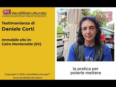 Videotestimonianza VendiRistrutturato - Daniele Corti