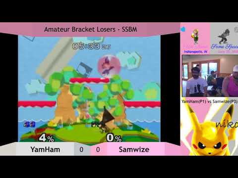 YamHam (Falco) vs Samwize (Marth) - SSBM Amateur Bracket - We Need Some Space