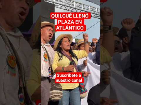 Aida Quilcué llenó plaza de Luruaco, Atlántico. PETRISMO imparable. #política #petro #pactohistórico