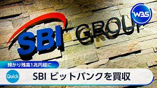 SBI ビットバンクを買収 預かり残高1兆円超に【WBS】