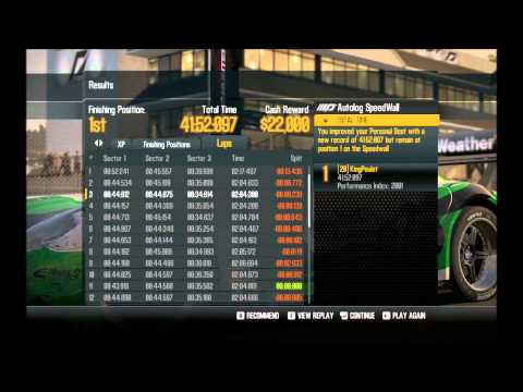 NFS Shift 2 PC - Endurance World Series - Road America - Mercedes-Benz SLR McLaren Stirling Moss