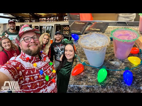 Disney Christmas Monorail Crawl | Singing Christmas Carols & Drinking Holiday Drinks In Disney World
