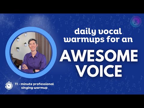 Daily vocal warmups for an AWESOME VOICE | Sing better with these exercises