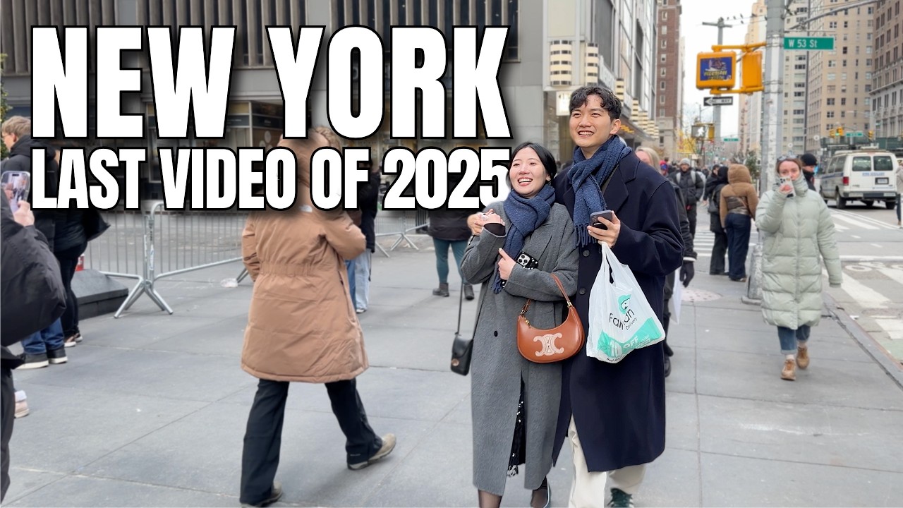 NEW YORK CITY Walking Tour [4K] - Last Video of 2025 - NEW YORK MIDTOWN