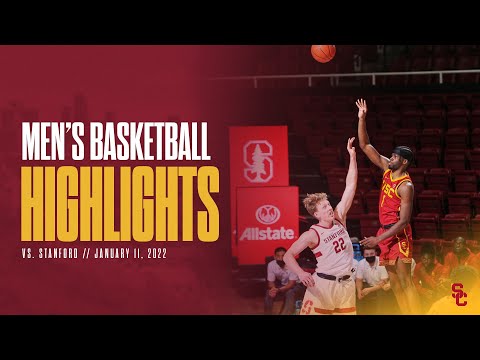 Men’s Basketball: Stanford 75, USC 69 - Highlights 1/11/22